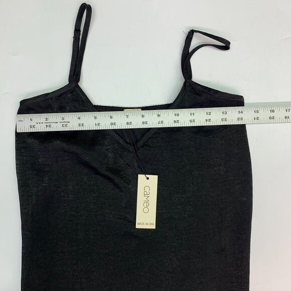 Cameo Women's Slip V Neck Sleeveless Classic Slip Maxi Dress Size S NWT - Picture 10 of 13